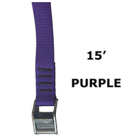 Load image into Gallery viewer, 1" x 15' Solgear cam strap - Purple
