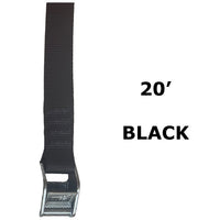 Load image into Gallery viewer, 1" x 20' Solgear cam strap - Black
