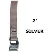 Load image into Gallery viewer, 1" x 2' Solgear cam strap - Silver
