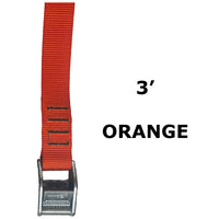 Load image into Gallery viewer, 1" x 3' Solgear cam strap - Orange
