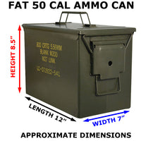 Load image into Gallery viewer, Fat 50 cal ammo can dimensions
