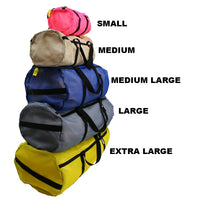 Load image into Gallery viewer, Different sizes of All Mesh Duffel Bags
