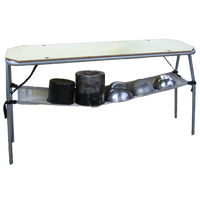 Load image into Gallery viewer, custom made mesh shelf for camping table
