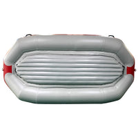 Load image into Gallery viewer, bottom view 12' self bailing raft
