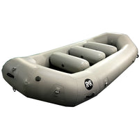Load image into Gallery viewer, Gray 13' self bailing raft
