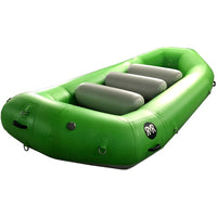Load image into Gallery viewer, Lime Green 13' self bailing raft
