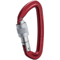 Load image into Gallery viewer, NRS Sliq Screw Lock Carabiner - Red
