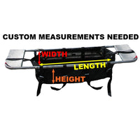 Load image into Gallery viewer, measurements needed for custom drop bag
