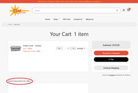 Load image into Gallery viewer, screenshot of where to provide your custom measurements to Solgear
