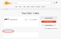 Load image into Gallery viewer, where to write custom measurements
