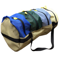 Load image into Gallery viewer, side view of Divided Organizer Duffel Bag
