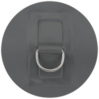 Load image into Gallery viewer, Dark gray star PVC d-ring
